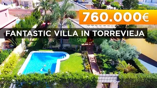 House in Spain 🌴 Fantastic villa in Aguas Nuevas in Torrevieja with private pool and huge