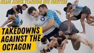 Craig Jones Teaching UFC Fighters Takedowns Against The Octagon: MMA Technique