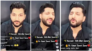 Bilal Saeed live singing hamd 🙏🏻 ALLAH ho