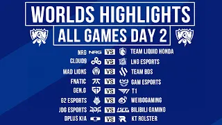 Worlds 2023 Day 2 Highlights ALL GAMES | LoL World Championship 2023 Day 2