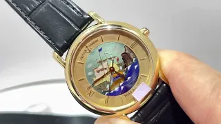 最簡單功能最複雜工藝，絕對不可多得藝術品￼ 18k 黃金雅典ulysse nardin 戰船 掐絲琺瑯