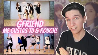 DANCER REACTS TO GFRIEND | "Me gustas tu" & "Rough" DANCE PRACTICES!