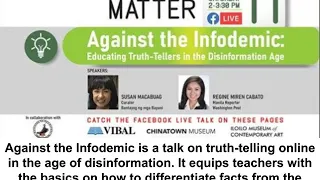 VIBAL - Against the Infodemic is a talk on truth-telling online in the age of disinformation.