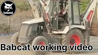 Bobcat backhoe loder B900 working videoबॉबकैट मशीन परफार्मेंस#bobcatequipment @jcbservicevlogs339