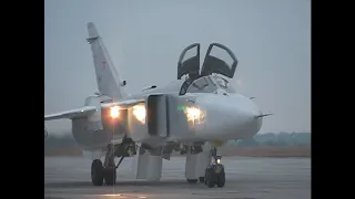 Крайний полет экипажа Су-24м