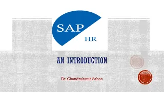 1  SAP HCM  An Introduction