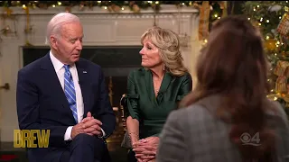 In Softball "Interview," Joe Biden Tells Drew Barrymore His Wife Has "A Backbone Like A Ramrod"