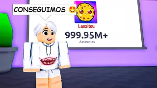 Me Tornei o Maior Youtuber do Mundo Nesse Simulador de Youtuber do Roblox