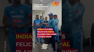 Indian Cricket Players Felicitate Nepal Players Post Match | Asia Cup 2023 |India vs Nepal