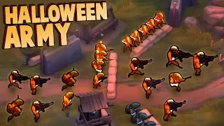 SPOOKY Halloween ARMY Invasion!  (Guns Up! Multiplayer Gameplay Halloween Update)