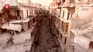 Drone video shows devastation in Aleppo