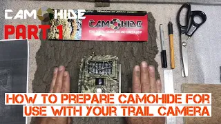 CamoHide Explainer Part 1 of 3 - How to prepare CamoHide to camouflage/conceal your trailcam