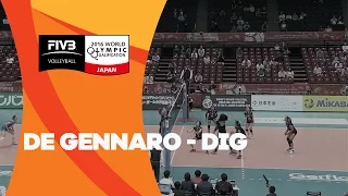 Awesome dig from Monica de Gennaro - Women's OQT Japan 2016
