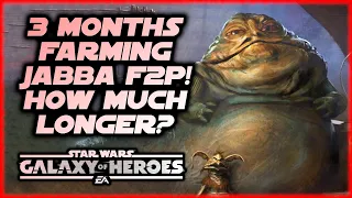 3 Months In: Predicting How Long Free to Play Jabba Will Take in Galaxy of Heroes!