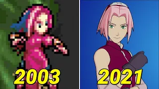 Evolution of Sakura Haruno in Video Games