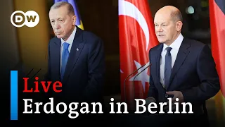 Live: German Chancellor Scholz and Turkish President Erdogan to deliver statements | DW News