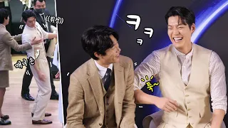 [Eng] Ryu Jun yeol, Kim Woo bin take care of each other: Bro Chemistry moments: 'Alienoid' Showcase