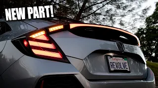 BEST Honda Civic Hatchback Mod? - LED Light Bar Spoiler (Civic Hatchback 2017-2021)