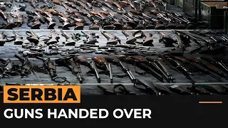 Serbians hand over thousands of weapons after mass shootings | Al Jazeera Newsfeed