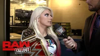 Bliss shows no fear heading into the first Women's Elimination Chamber: Raw Fallout, Jan. 29, 2018