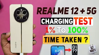 Realme 12 Plus 5G Battery Charging Test 😯 | 50% In 20 Min ? The Real Truth ! 67 Watt Fast Charging