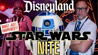 Disneyland's STAR WARS Nite Was Not What I Expected. First Timer FULL EXPERIENCE 2024