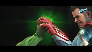 Injustice 2: Superman breaks Green Lantern's fingers