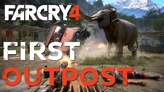 Far Cry 4: Clearing the First Outpost with an Elephant