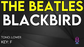 The Beatles - Blackbird - Karaoke Instrumental - Lower