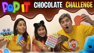 QUEM FIZER O MELHOR POP IT DE CHOCOLATE GANHA! Família Maria Clara e JP