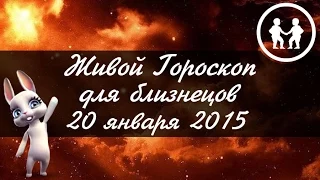 Гороскоп Близнецы ♊ на 20 января от Зайки Zoobe