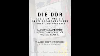 Die DDR aus Sicht des U.S. State Departments und einer DDR-Bürgerin.