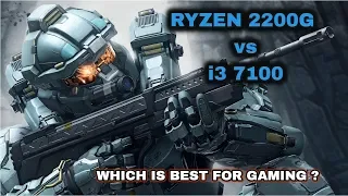 i3 7100 vs Ryzen 3 2200G  | 13 Games Tested