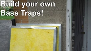 Build your own Bass Traps!  - CHEAP! | SpectreSoundStudios TUTORIAL