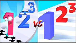 Number Master: Run & Merge 🆚 Number Master - Run & Merge - Gameplay Part 1 MixGames