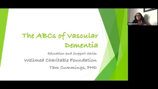 ABC’s of Vascular Dementia w/ Tam Cummings, PhD April 7