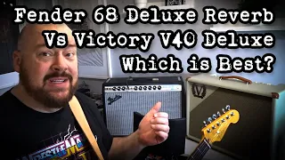 Victory V40 Deluxe Dutchess Vs Fender 68 Custom Deluxe Reverb - Which is Best? Guitar Amp Shootout