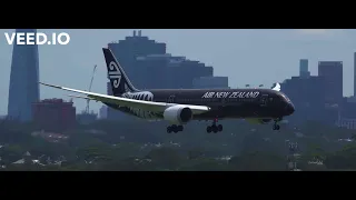 Another Air New Zealand Boeing 787-9 Dreamliner Butter Landing #swiss001landing