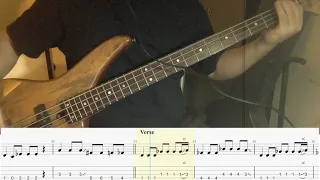 Nirvana Smell Like Teen Spirit Bass ( cover with Tabs play along)