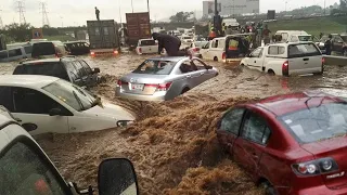 Tragedy in Portugal! A major flood is destroying the city of Porto!