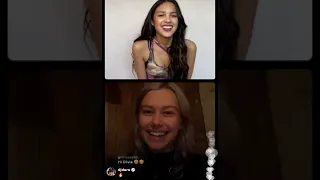 Olivia rodrigo & Phoebe Bridgers on Instagram live