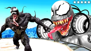 MECHA VENOM vs VENOM In GTA 5! (Epic Battle)