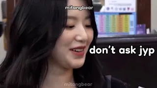 shuhua tells tzuyu to do this without jype knowing (ft. nmixx haewon)