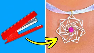 JEWELRY IDEAS YOU CAN MAKE YOURSELF || Handmade Rings, Bracelets And Necklaces