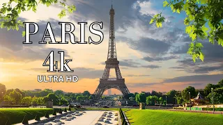 PARIS 4K Video Ultra HD Video With Soft Piano Music - Explore The World