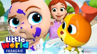 Pas de bain pour moi | Comptines pour les Tout-Petits | Little World Français