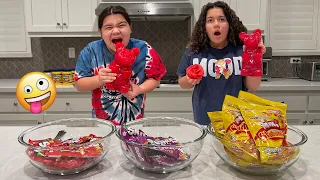 TURN THIS CANDY INTO SLIME CHALLENGE! Skittles, Gummy Bears +more!