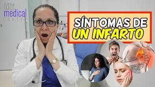 ¡9 SÍNTOMAS DE UN INFARTO! 😮 en mujeres que no debes ignorar y cuando acudir a urgencias 📊🔍