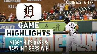 Game Highlights: Miggy Hits #496 & #497 In Tigers Win