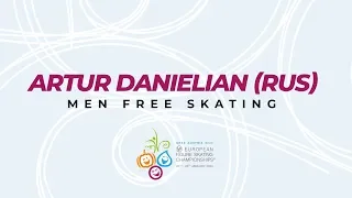 Artur Danielian (RUS) | Men Free Skating | ISU European Figure Skating Championships | #EuroFigure